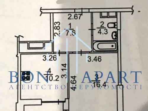 квартира за адресою Київ, Вишгородська вул., 45