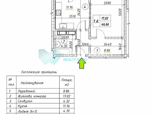 квартира по адресу Ревуцкого ул., 54