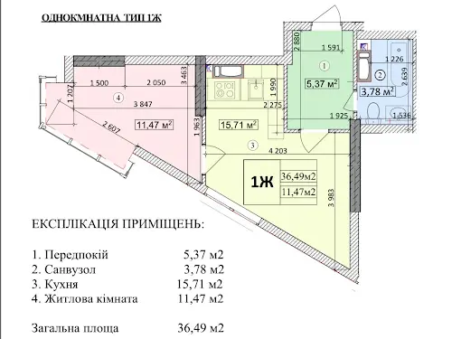 квартира за адресою Київ, Глибочицька вул., 73/77