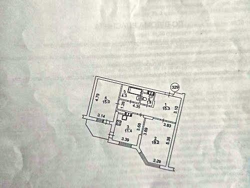 квартира по адресу Олены Пчилки ул., 2