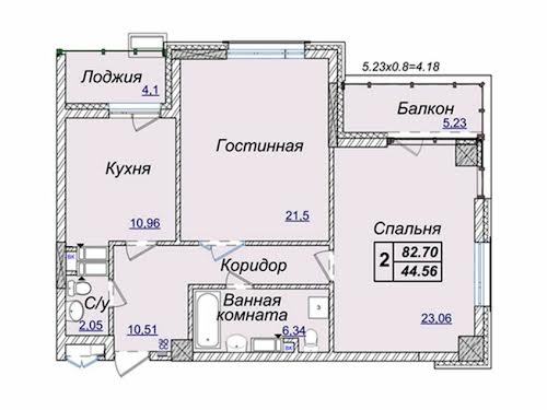 квартира за адресою Київ, Андрія Верхогляда вул. (Драгомирова), 17в