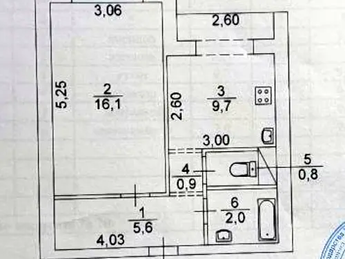 квартира по адресу Александра Архипенко ул. (Мате Залки), 5-А