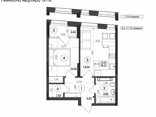 квартира за адресою Столичне шосе, 5
