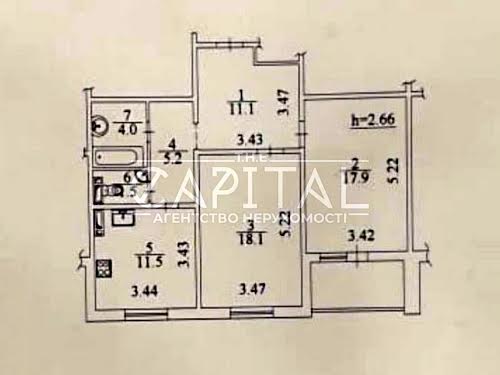 квартира по адресу Ясиноватский пер., 11