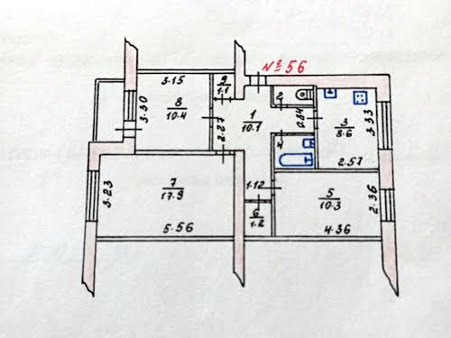 квартира за адресою Сосновського, 53