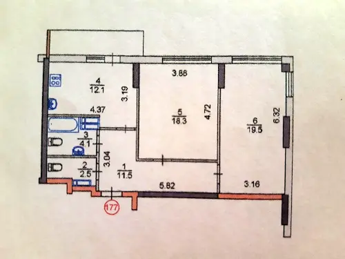 квартира по адресу Рея Брэдбери ул. (Дубинина Володи), 2