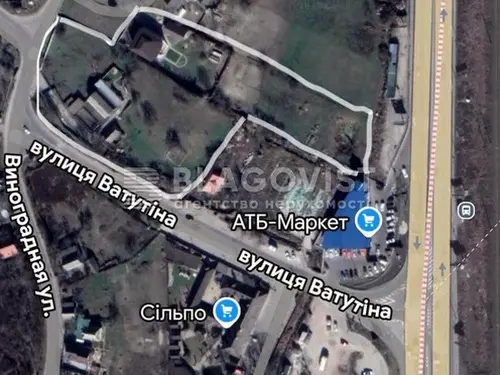 ділянка за адресою Виноградна вул.