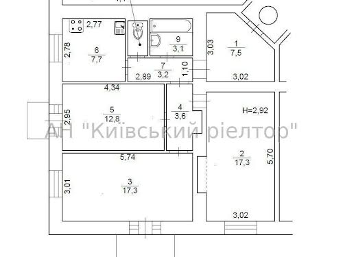 квартира за адресою Білоруська вул., 34