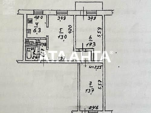 квартира за адресою Одеса, Бреуса вул., 26