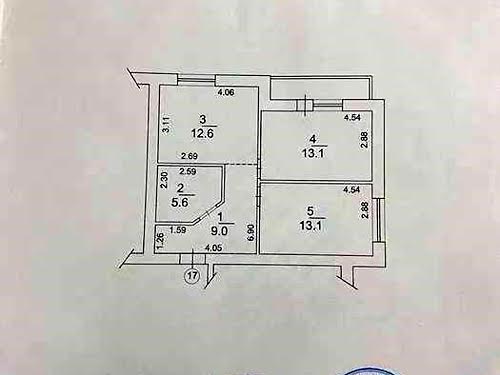 квартира по адресу Одесская ул., 1/2