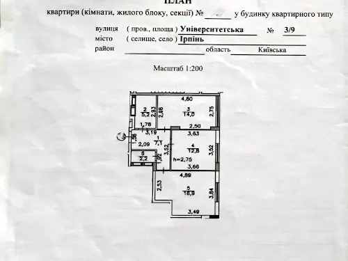 квартира по адресу Университетская ул., 3/9