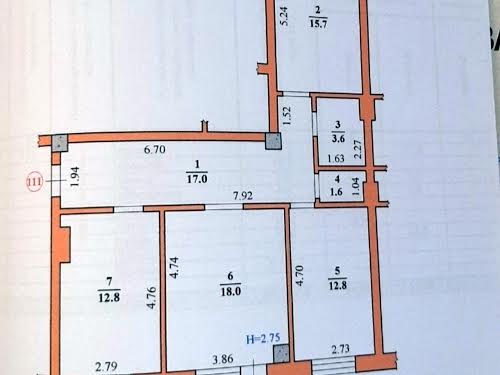 квартира по адресу Ривненская ул., 5-A