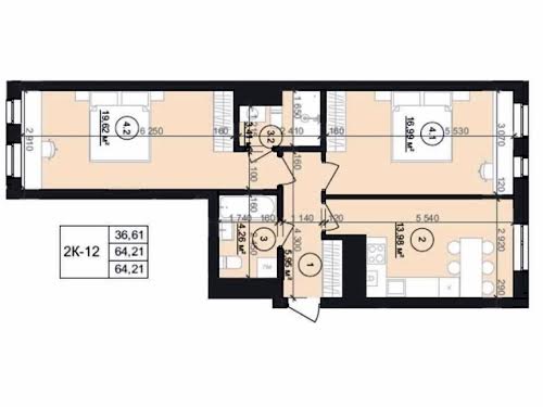 квартира по адресу Щирецька, 8