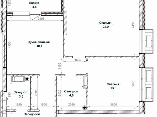 квартира по адресу Вавиловых ул., 11