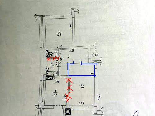 квартира по адресу Українська, 83 б