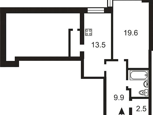 квартира по адресу Митрополита Василия Липковского ул. (Урицкого), 37-В