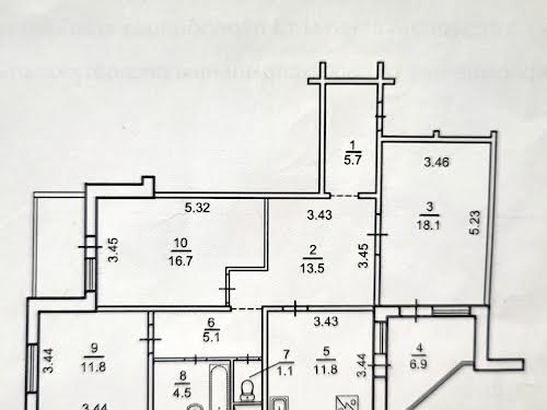 квартира за адресою Драгоманова вул., 1к