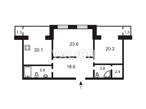 квартира по адресу Урловская ул., 5