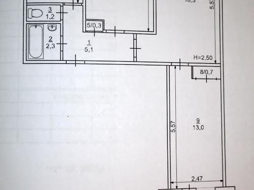 квартира за адресою Дніпропетровське шосе, 54