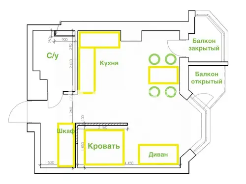 квартира по адресу Коперника ул., 3