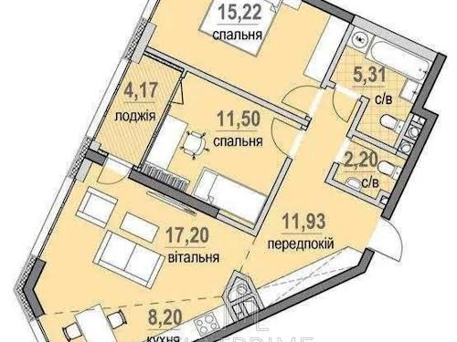 квартира по адресу Митрополита Василия Липковского ул. (Урицкого), 16-Г