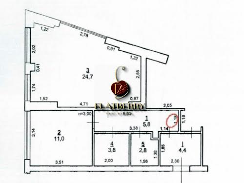 квартира по адресу Киев, Заболотного академика ул., 1а