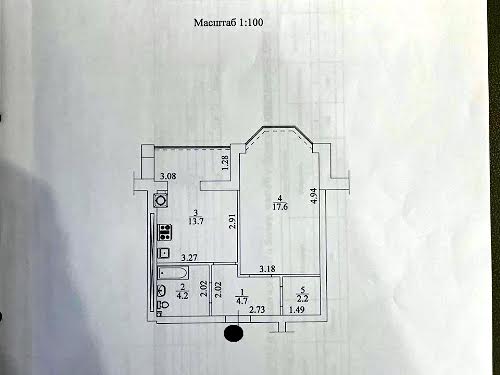 квартира по адресу Героев Небесной Сотни просп., 26/16