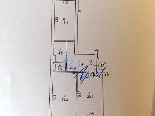 квартира за адресою Київ, Фортечний тупик (Тверський), 7-В