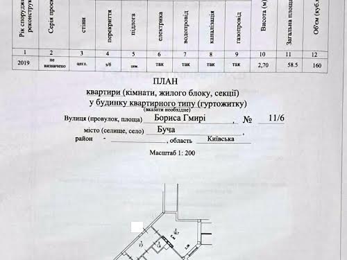 квартира по адресу Бориса Гмыри ул., 11/6