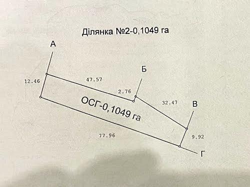 ділянка за адресою Зелена, 22