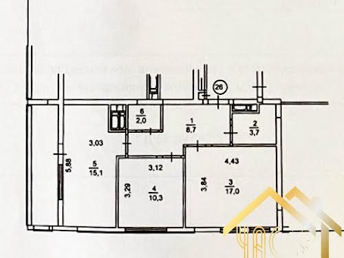 квартира за адресою с. Крюківщина, Панорамна вул., 2