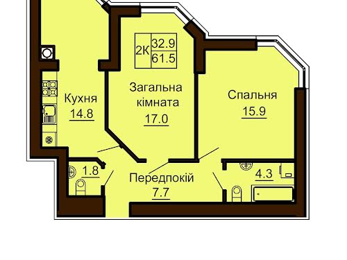 квартира за адресою Молодіжна вул., 7