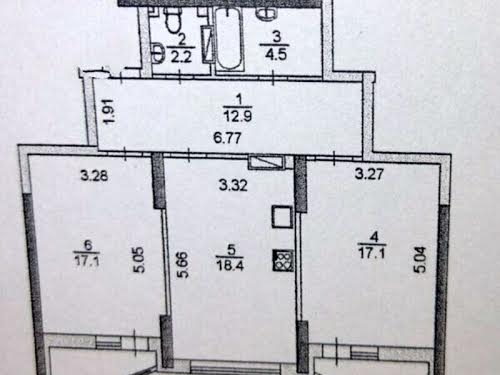 квартира по адресу Драгоманова ул., 4а