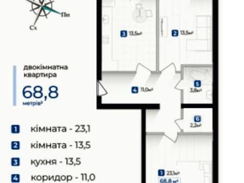 квартира по адресу Молодёжная ул., 148