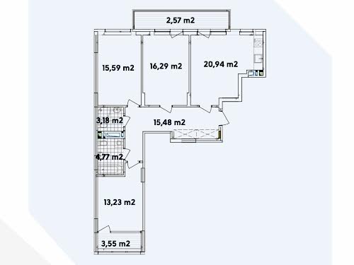 квартира по адресу Генерала Грекова ул., 2