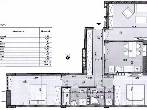 квартира по адресу Регенераторная ул., 4 к. 3