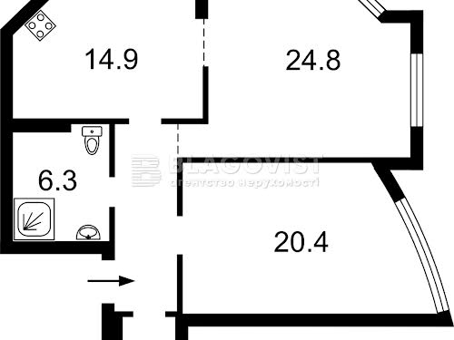 квартира по адресу Владимира Ивасюка просп. (Героев Сталинграда), 6А