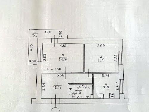 квартира за адресою Перемоги просп., 75