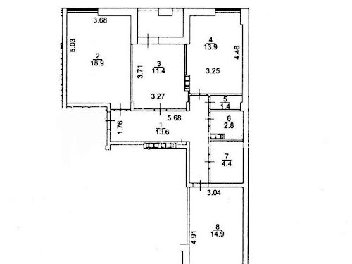 квартира за адресою Регенераторна вул., 4 к1-6