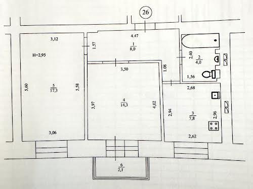 квартира по адресу Большая Васильковская ул. (Красноармейская), 111/113