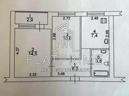 квартира за адресою Теліги Олени вул., 43