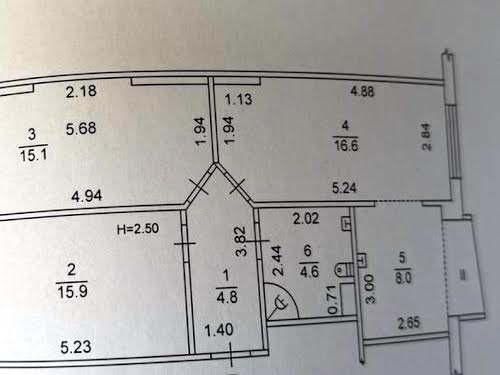 квартира по адресу Владимира Ивасюка просп. (Героев Сталинграда), 35