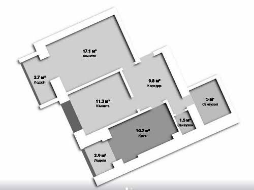 квартира за адресою Курортна вул. (Бутоми), 7В/7
