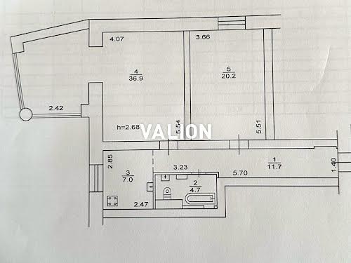 квартира за адресою Повітрофлотський просп., 25