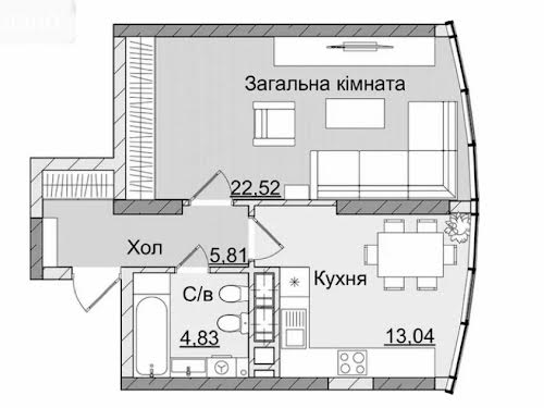 квартира по адресу Берестейский просп. (Победы), 26-А