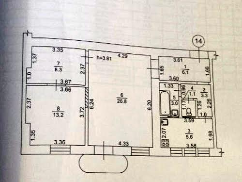 квартира по адресу Киев, Городецкого архитектора ул., 15