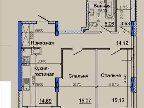 квартира по адресу Днепр, Владимира Вернадского ул. (Дзержинского), 35 н