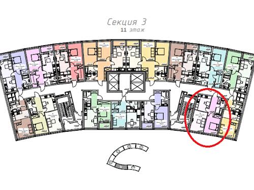 квартира по адресу Курортный пер., 2
